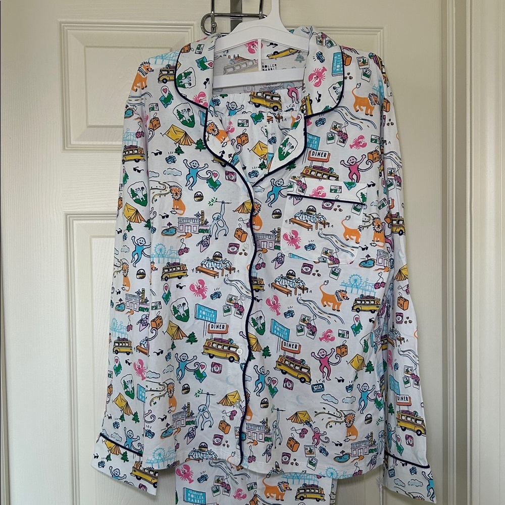 Roller Rabbit x Target Roadtrip Long Sleeves & Pants Pajama Set